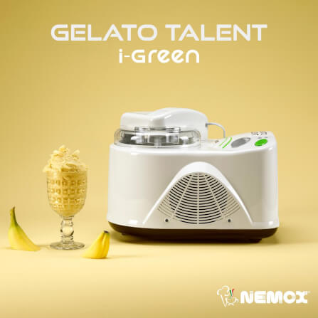 เครื่องทำไอศกรีมเจลาโต้ Nemox Talent MA2928 I-Green 110 วัตต์ สีขาว_2